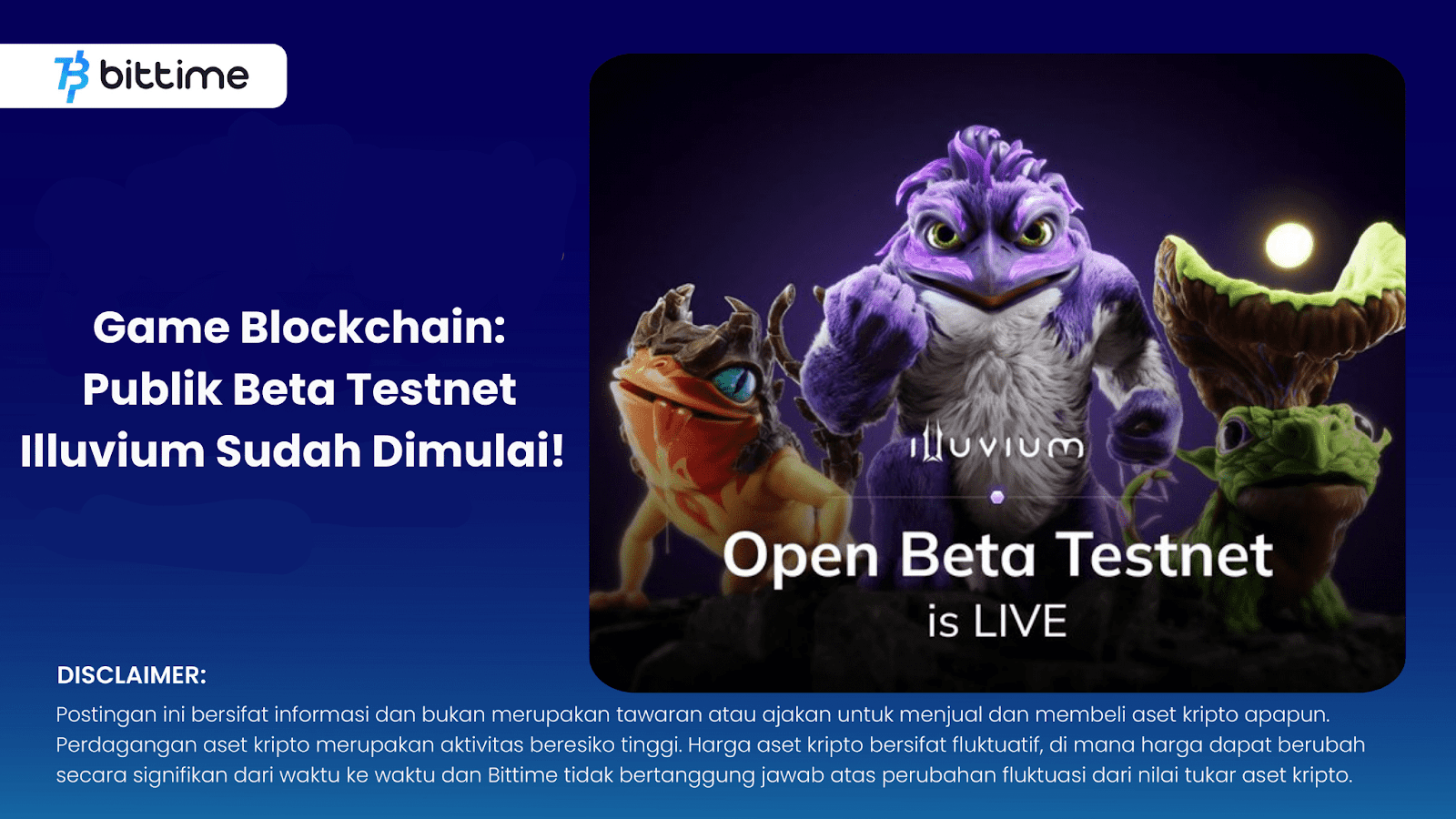 Publik Beta Testnet Illuvium, Game Blockchain