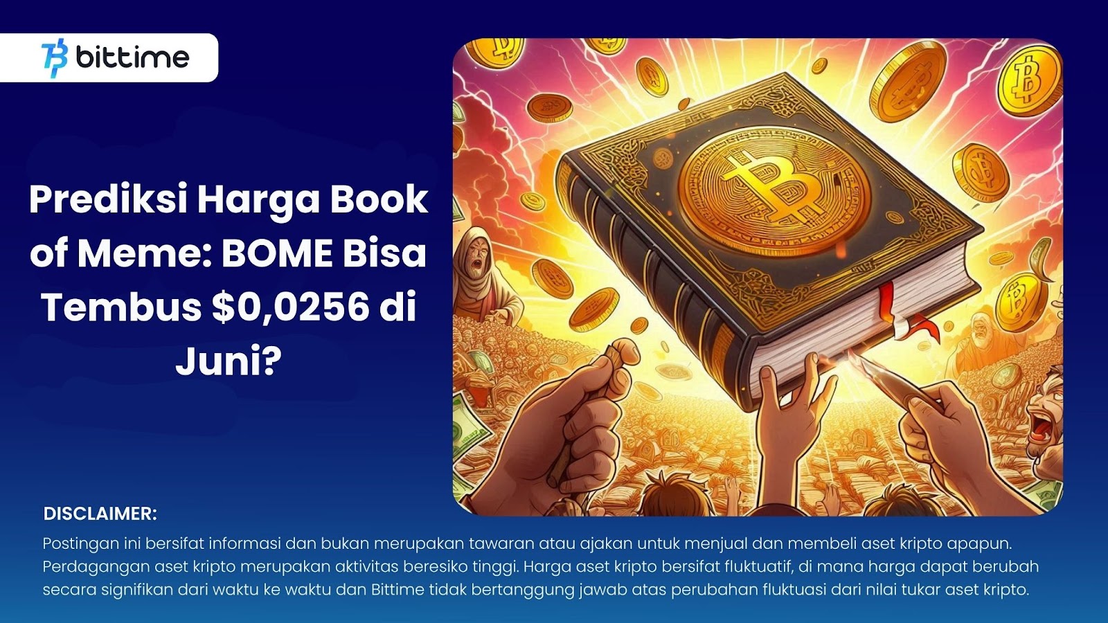 Prediksi Harga Book of Meme: BOME Bisa Tembus $0,0256 di Juni?