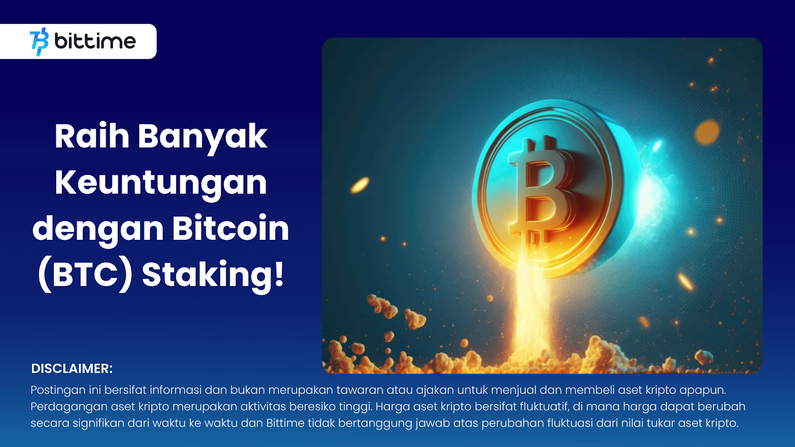 Earn Lots of Profits with Bitcoin (BTC) Staking!
