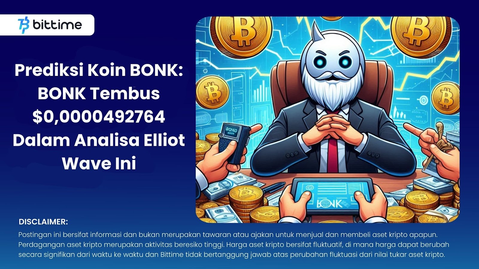 Prediksi Koin BONK: BONK Tembus $0,0000492764 Dalam Analisa Elliot Wave Ini