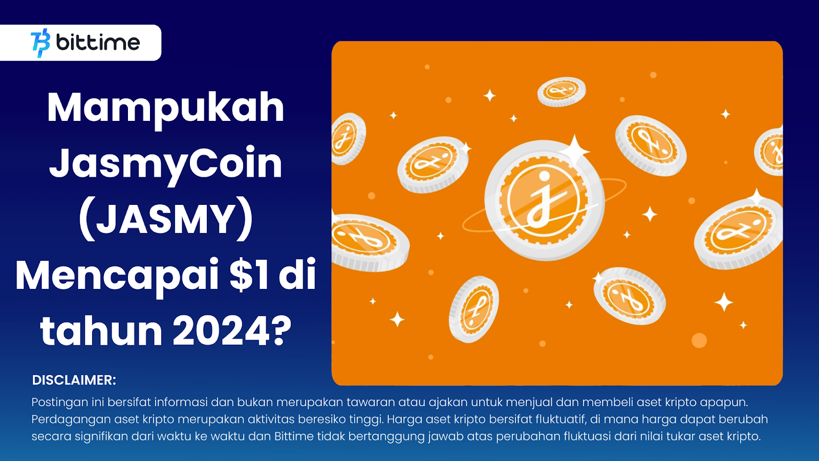 Can JasmyCoin (JASMY) Reach $1 in 2024?