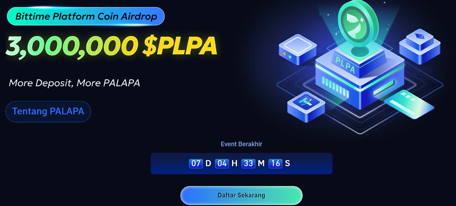 Cara Ikut Bittime Airdrop dan Menangkan Hadiah Menarik!

