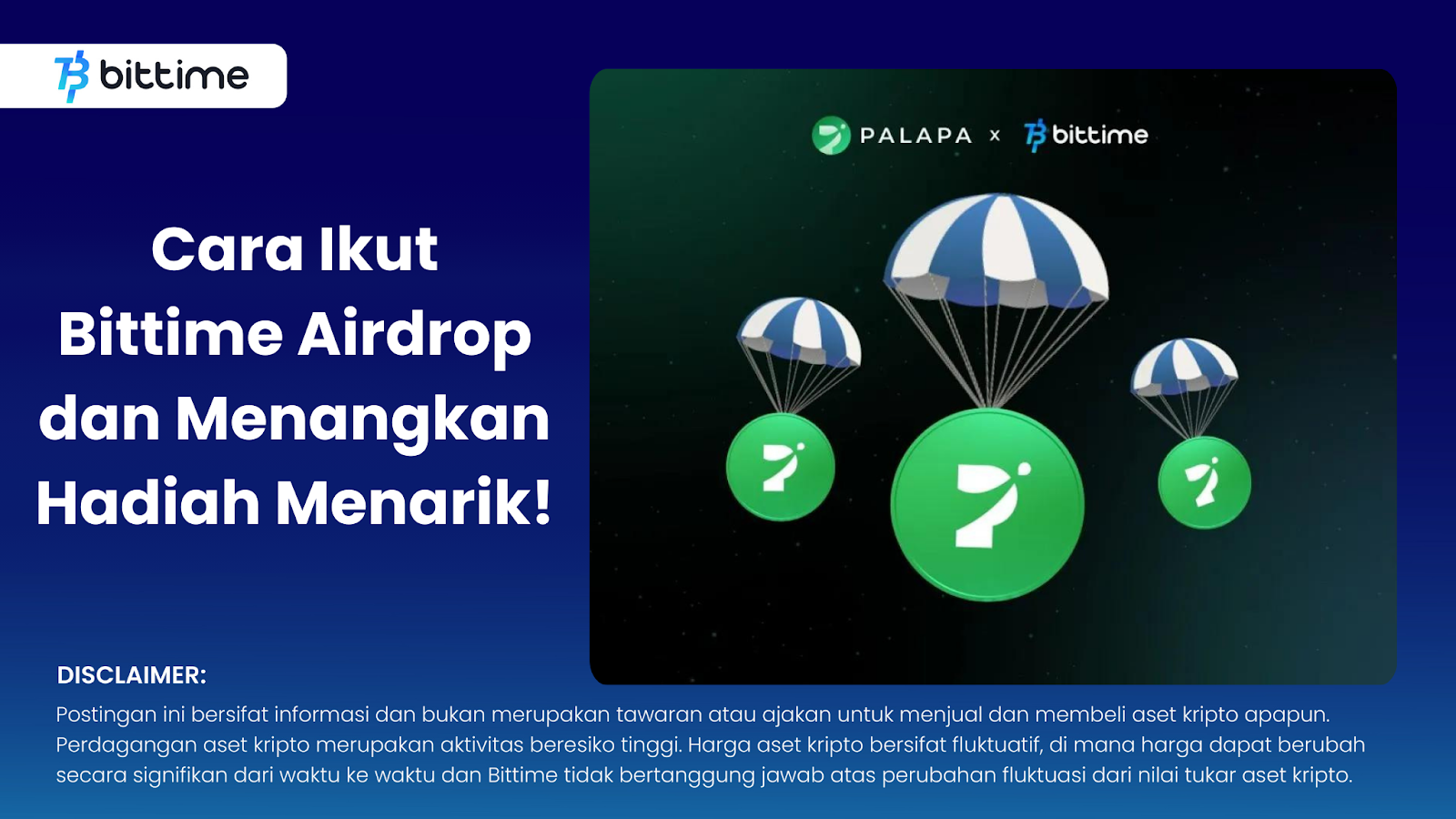 Cara Ikut Bittime Airdrop dan Menangkan Hadiah Menarik!
