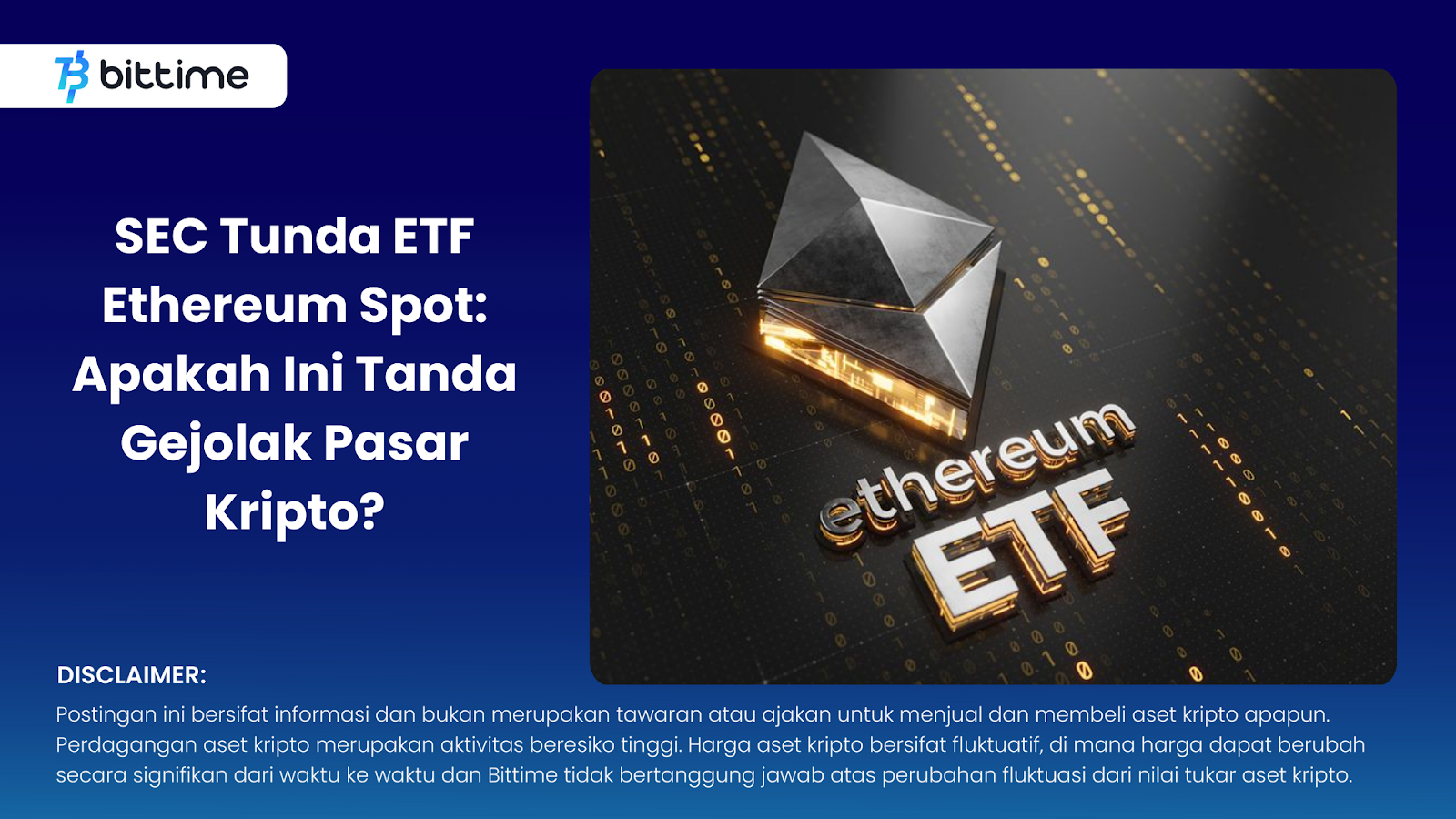 SEC Delays Ethereum Spot ETF Is This a Sign of Crypto Market Turmoil
