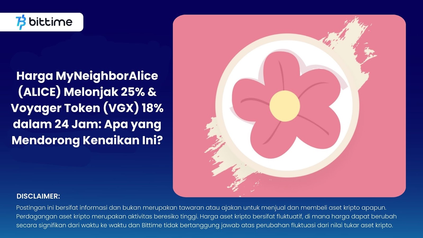 Harga MyNeighborAlice (ALICE) Melonjak 25% dan Voyager Token (VGX) 18% dalam 24 Jam: Apa yang Mendorong Kenaikan Ini?