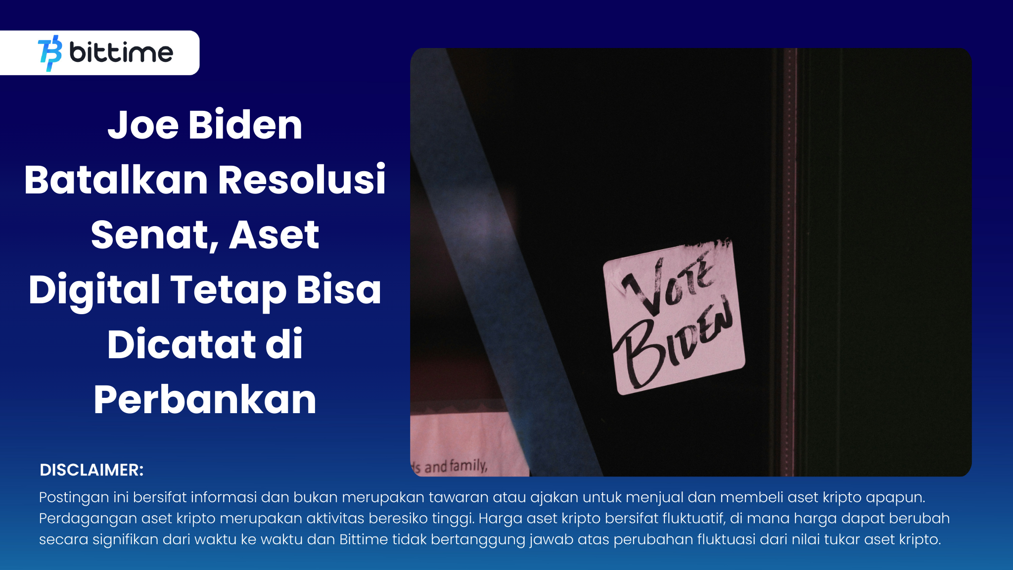 Joe Biden Cancels Senate Resolution, Digital Assets Can Still Be Listed in Banking.png