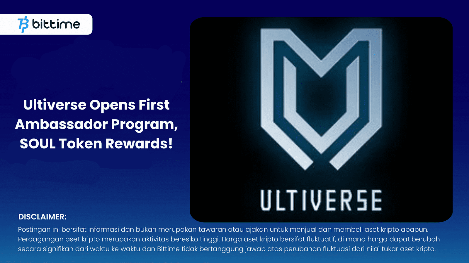 Ultiverse Opens First Ambassador Program Soul Token Rewards Bittime