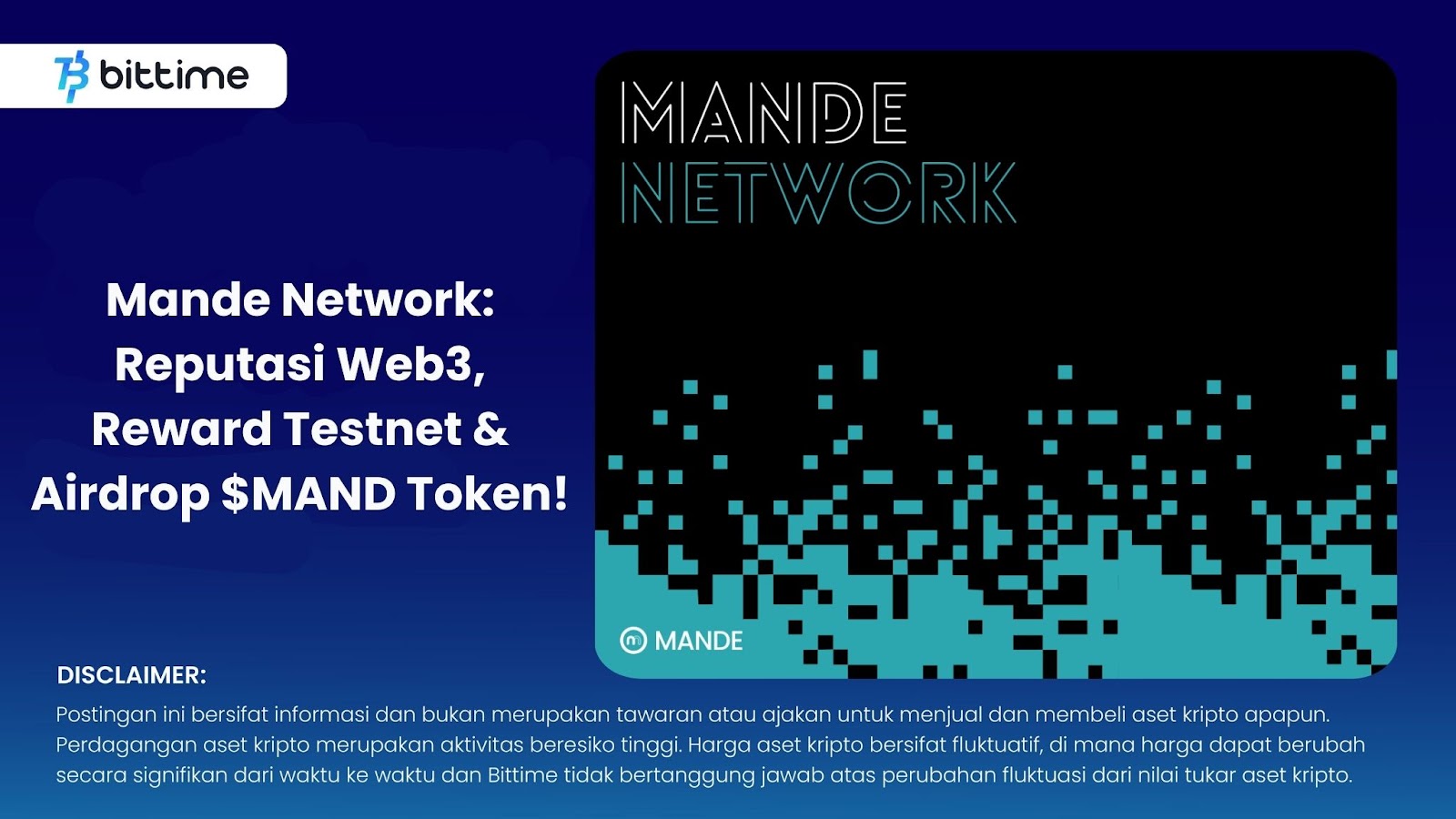 Mande Network: Reputasi Web3, Reward Testnet & Airdrop MAND Token!