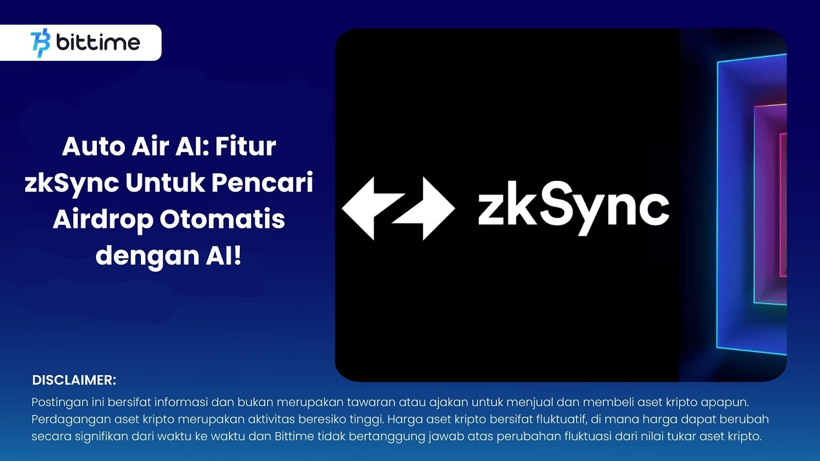 Auto Air AI: Fitur zkSync Untuk Pencari Airdrop Otomatis dengan AI!