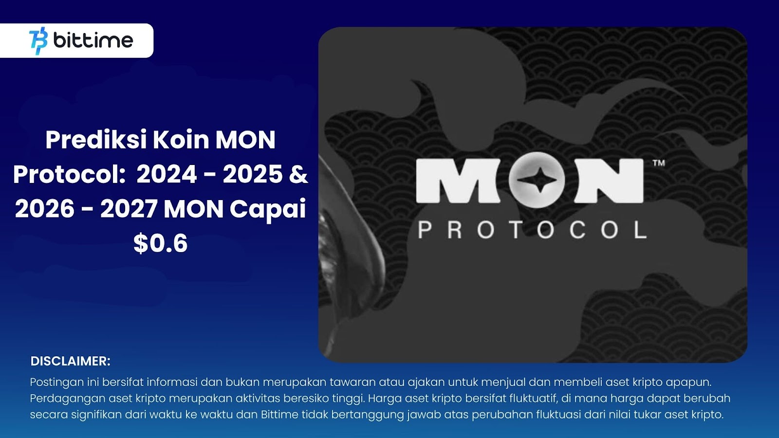 Prediksi Harga MON Protocol:  2024 - 2025 & 2026 - 2027 MON Capai $0.6