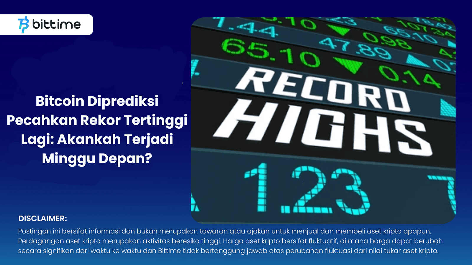 Bitcoin Rekor Tertinggi