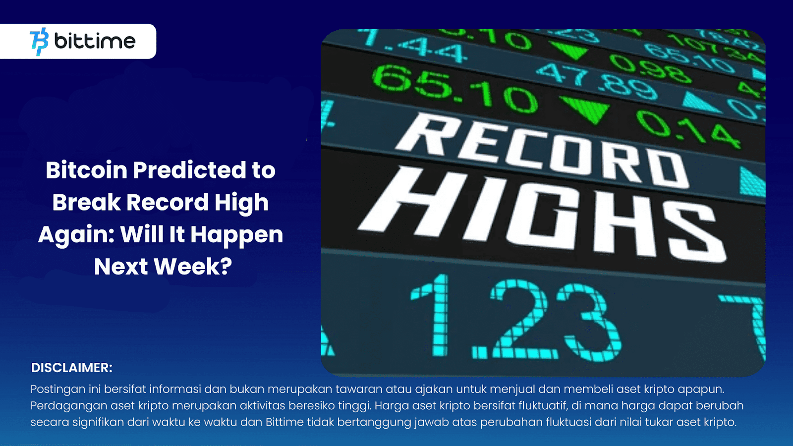 Bitcoin New Record High  