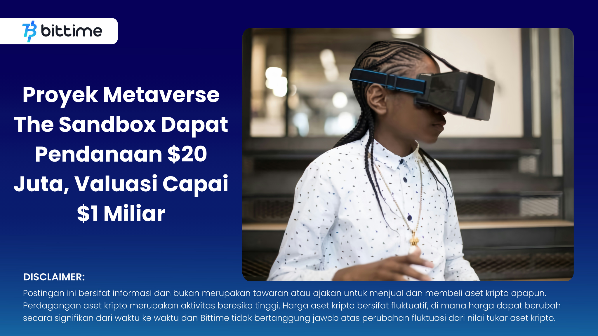 The Sandbox Metaverse Project Gets $20 Million in Funding, Valuation Reaches $1 Billion.png