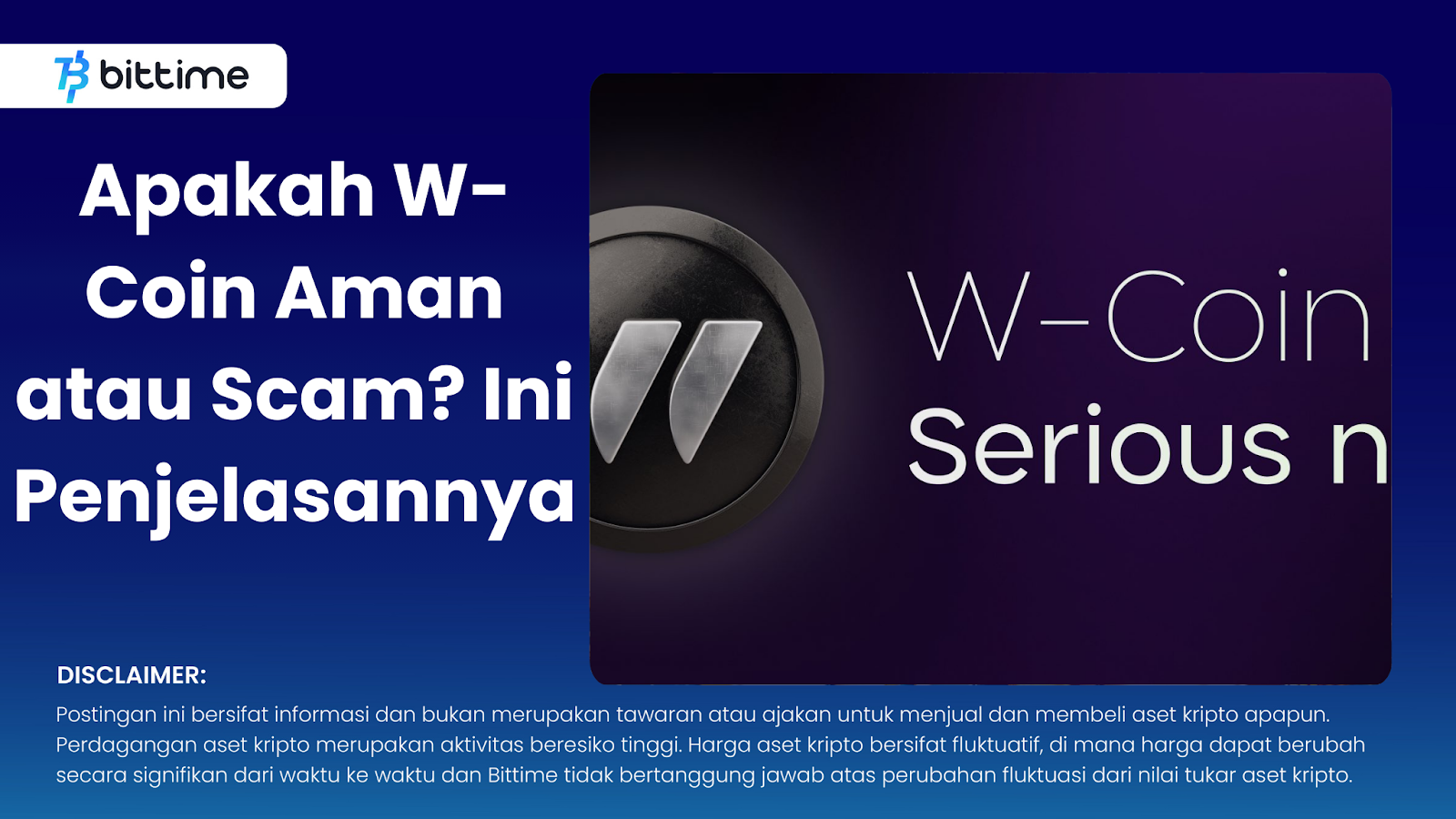 Is W-Coin Safe or a Scam? This is the explanation