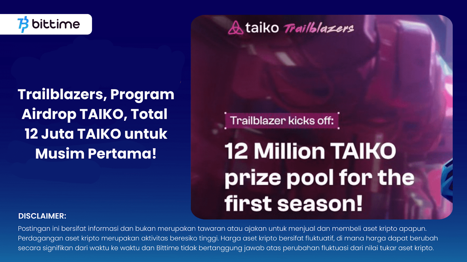 Trailblazers, Airdrop TAIKO