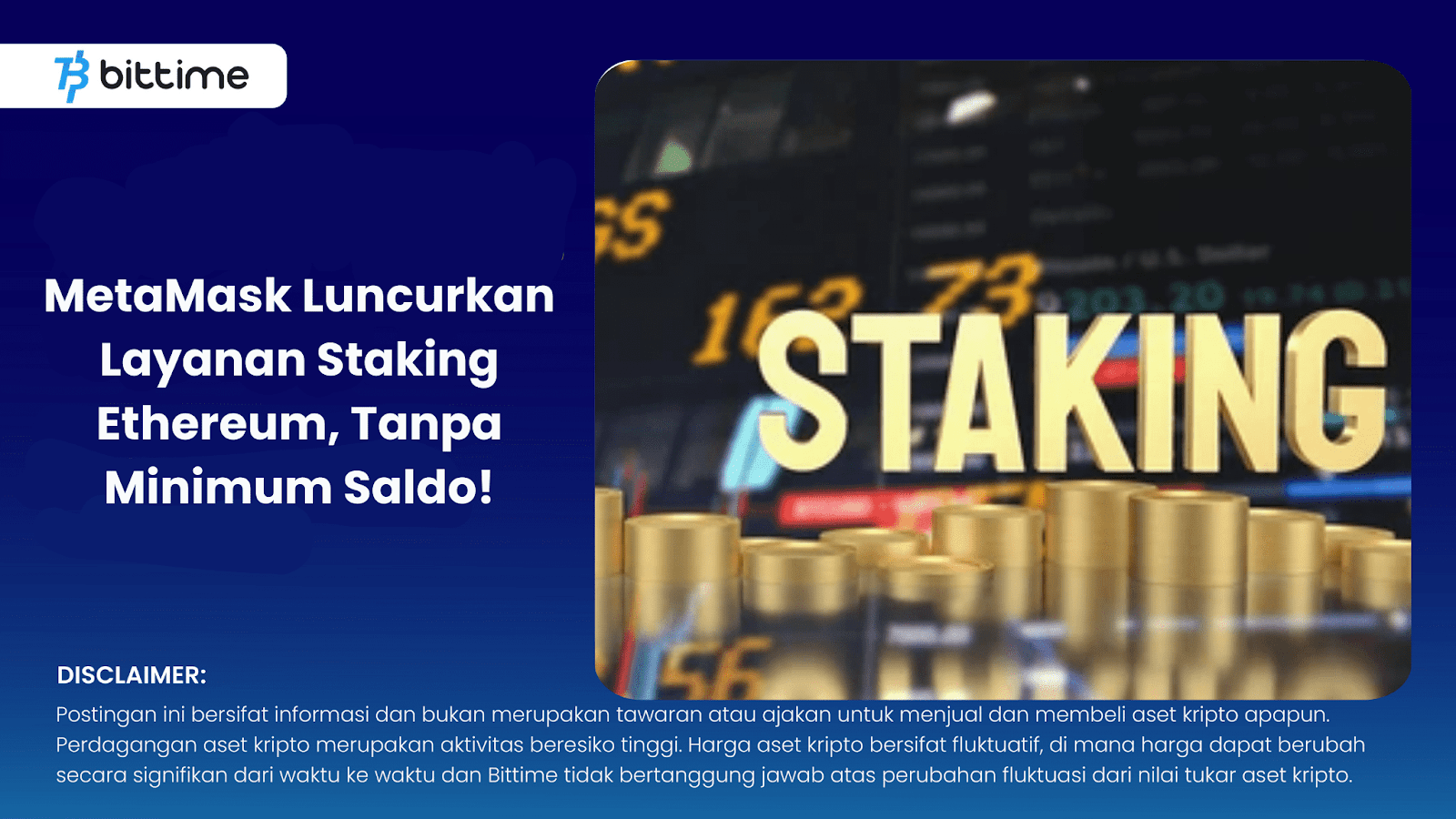 MetaMask, Staking Ethereum 