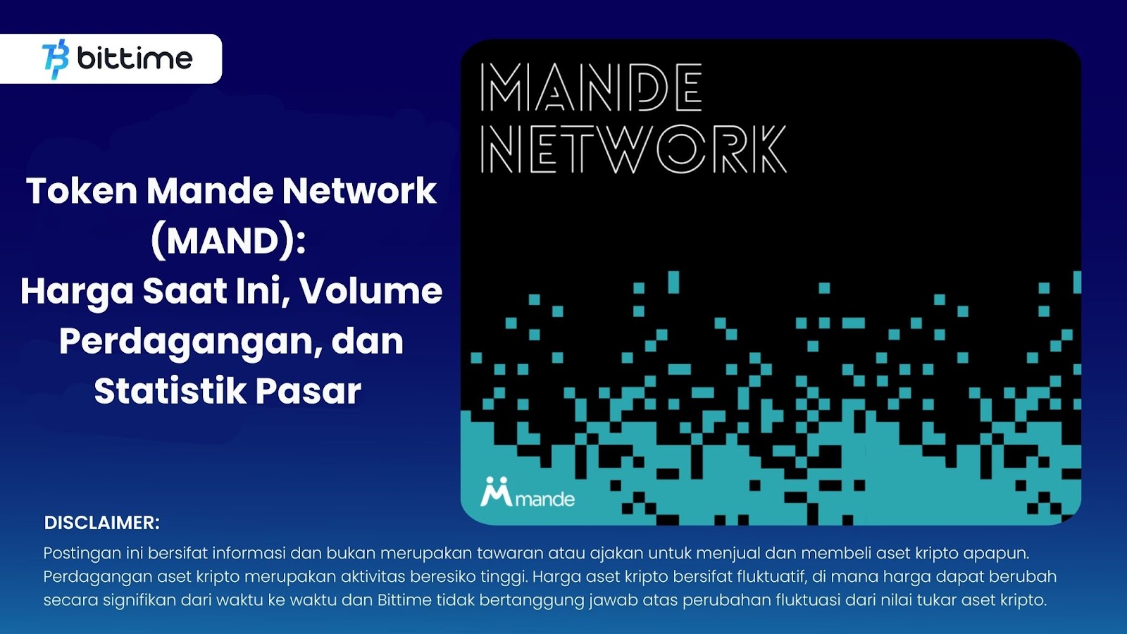 Token Mande Network (MAND): Harga Saat Ini, Volume Perdagangan, dan Statistik Pasar 