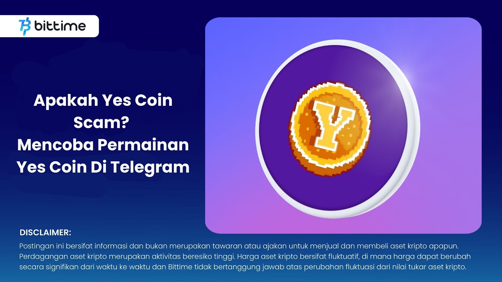 Apakah Yes Coin Scam? Cara Memulai Permainan Yes Coin Di Telegram