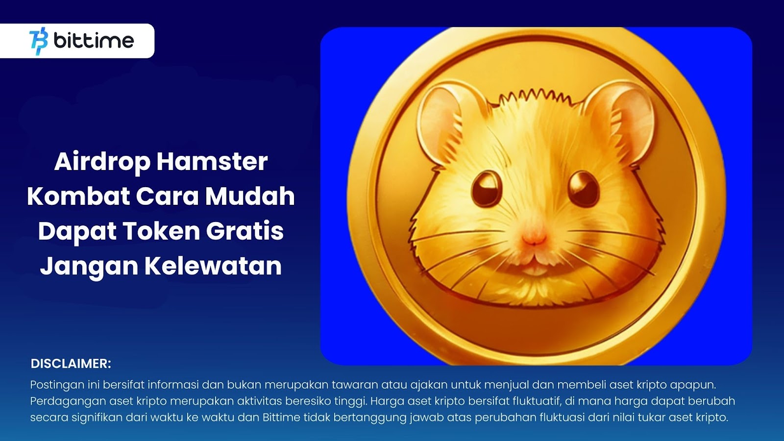 Airdrop Hamster Kombat Cara Mudah Dapat Token Gratis Jangan Kelewatan