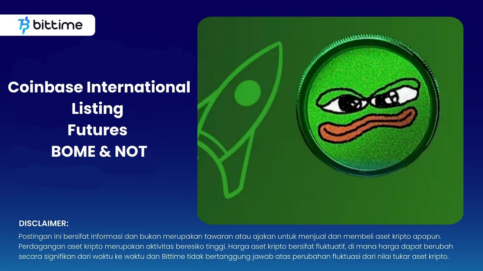 Coinbase International Listing Futures BOME & NOT