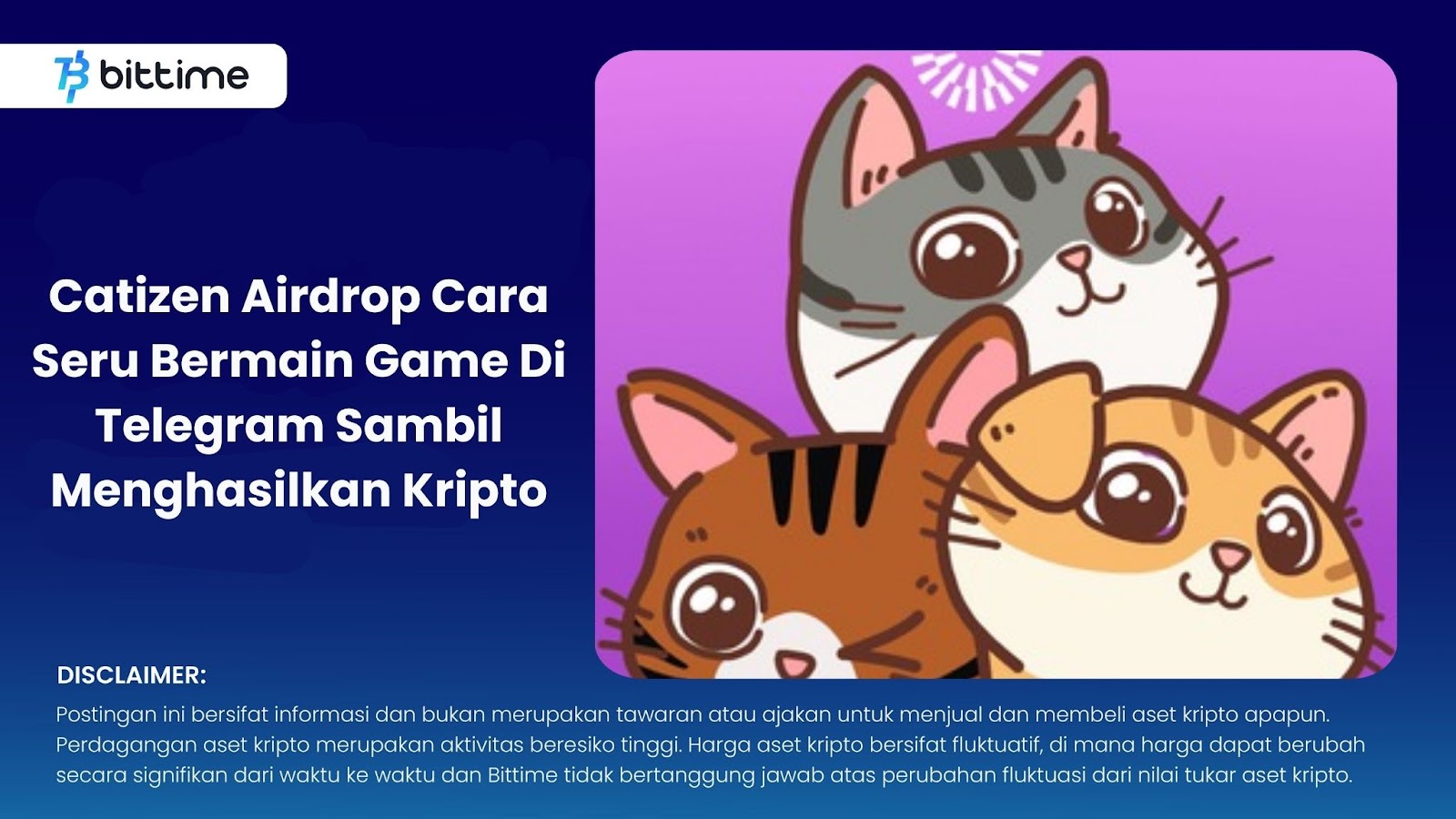 Catizen Airdrop Cara Seru Bermain Game Di Telegram Sambil Menghasilkan Kripto